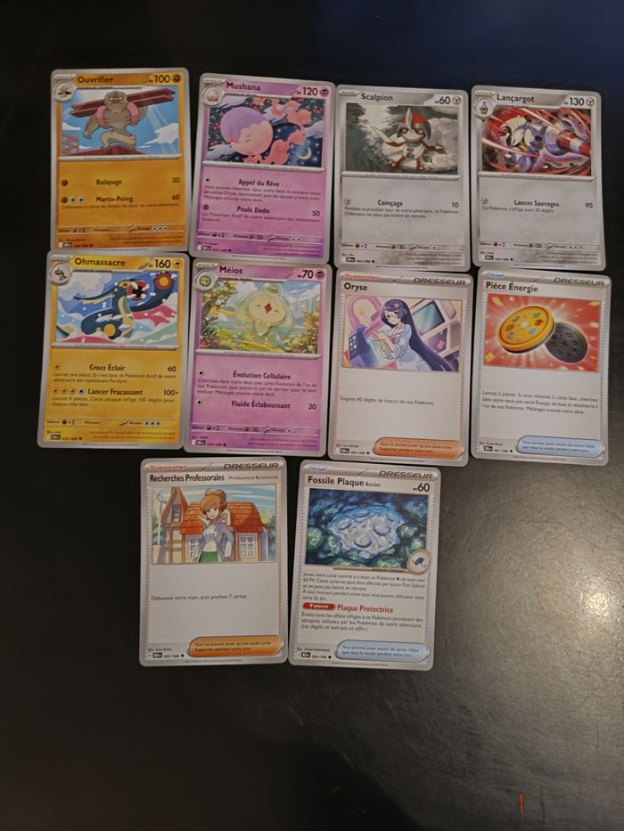 Lot de 34 cartes Pokémon FR🇨🇵 sans double foudre noir 10.5 - photo numéro 3