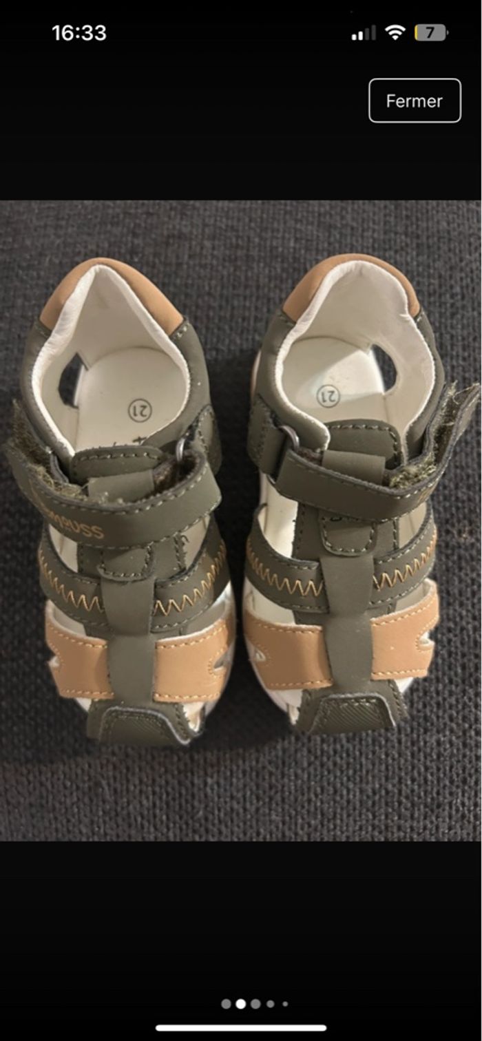 Chaussures ouverte bébé  chaussea - photo numéro 2