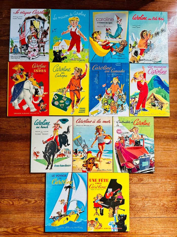 Lot d’exception quasi intégrale 13 éditions originales livres Caroline Pierre Probst