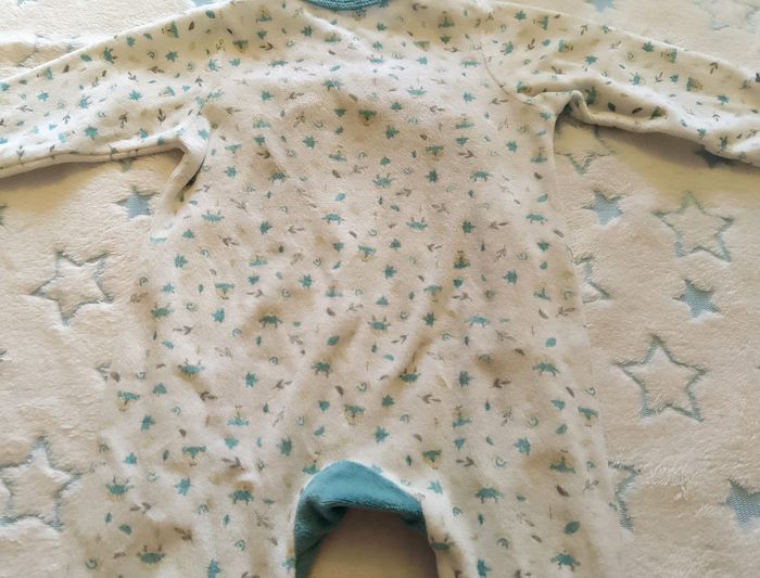 Pyjama Sucre d’Orge 12M / 74cm – Très bon état – Doux & chaud - photo numéro 9