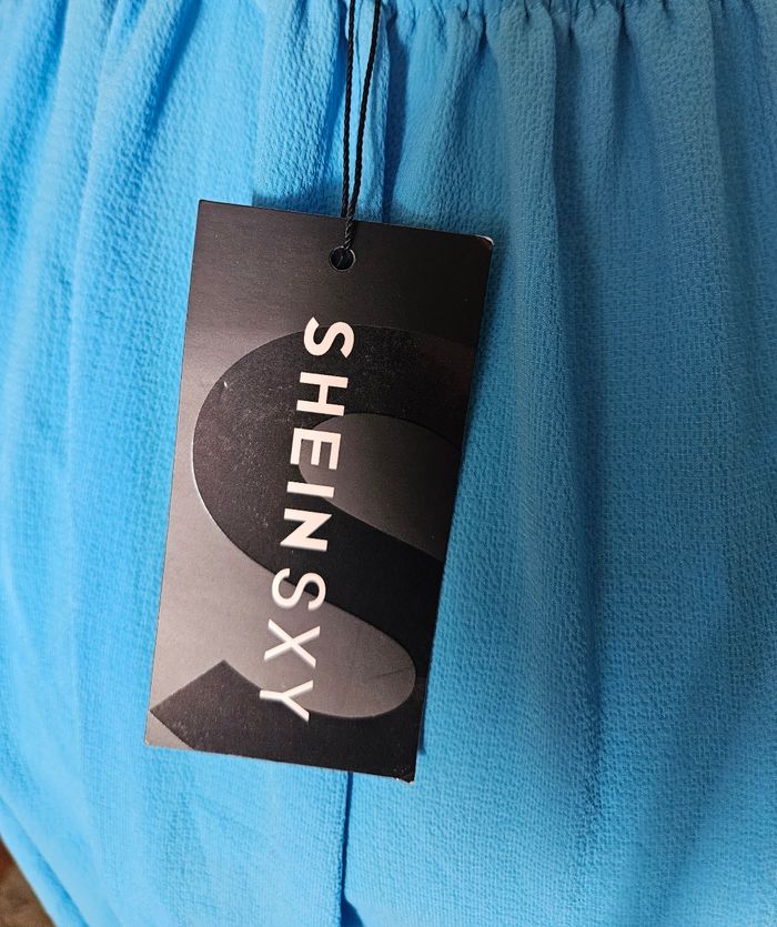 Magnifique robe bleue bohème Shein SXY Taille L Neuve - photo numéro 8