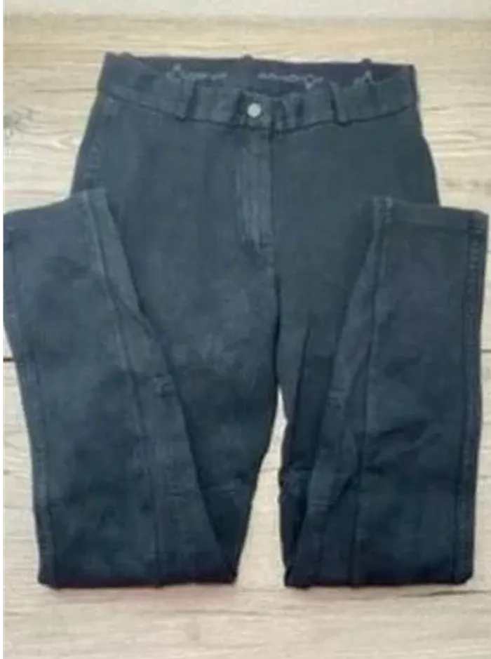 Pantalon d’Équitation  Fouganza Taille  38 / M,  Noir,  Très  Bon État - photo numéro 2