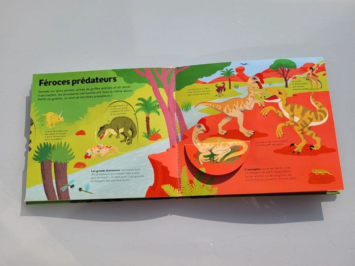 Livre animé à flaps : Le Petit Monde animé Gallimard Jeunesse : La Vie des Dinosaures (63) - photo numéro 9