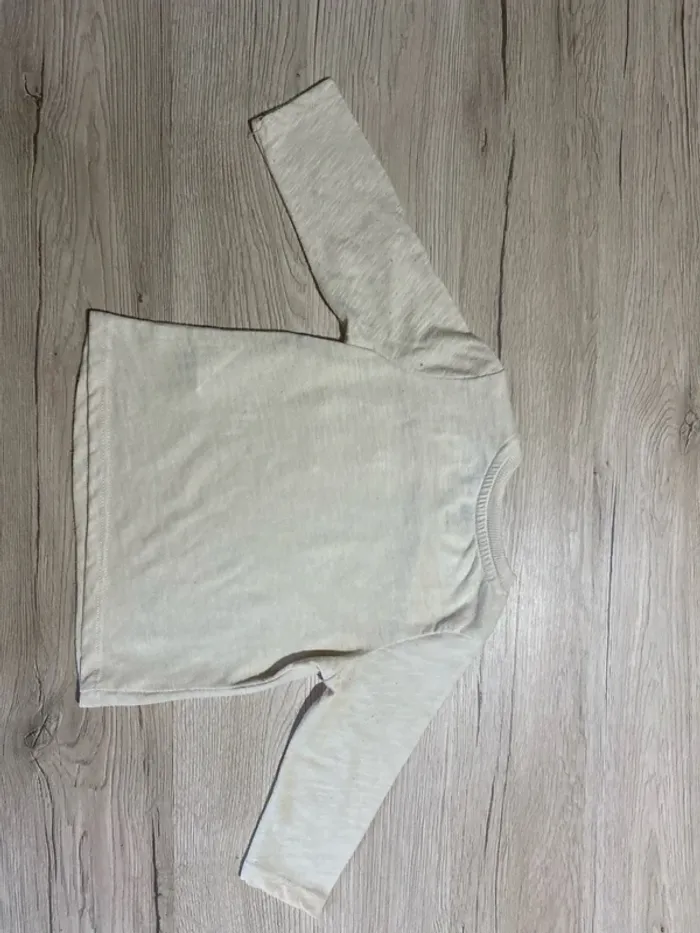 Tee-shirt chien manche longue mi-saison bébé garçon 6 mois Kiabi - photo numéro 4