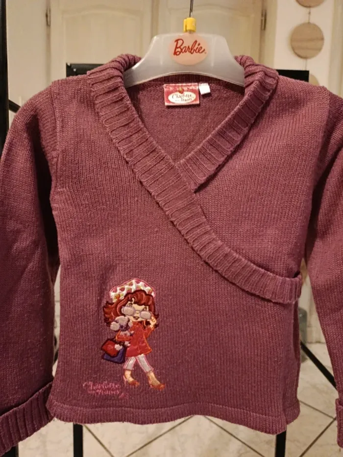 Pull fille "Charlotte aux fraises" - photo numéro 3