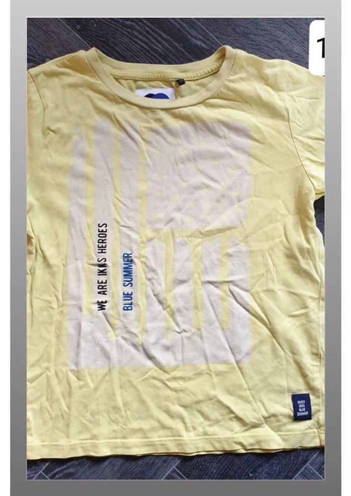 Tee-shirt garçon jaune IKKS 5 ans