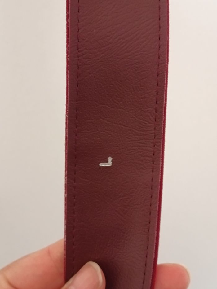 Ceinture bordeaux femme - photo numéro 3