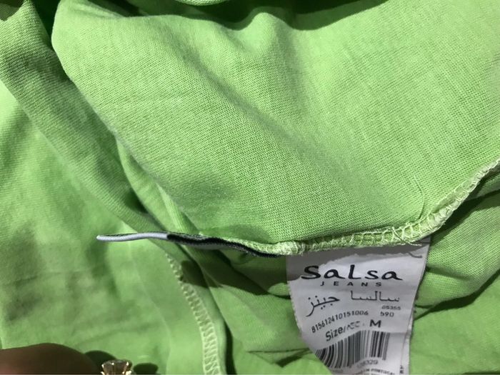 Tee-shirts vert salsa jeans M - photo numéro 5