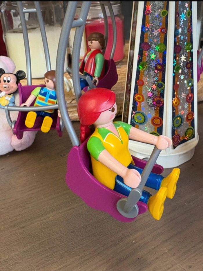 Lot 8 personnages playmobil avec manège - photo numéro 5
