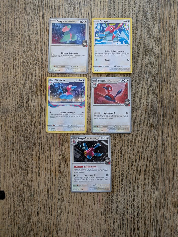 Cartes pokemon porygon