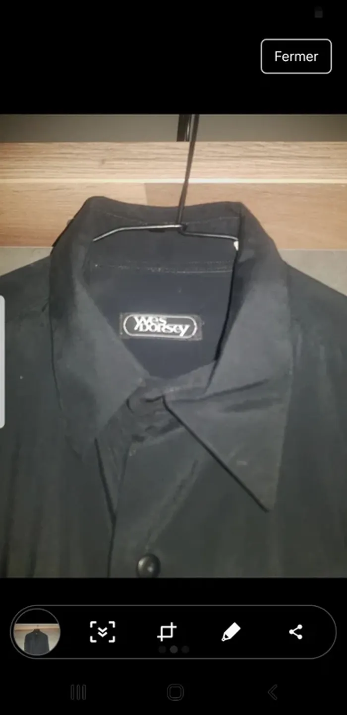 Chemise noire taille M - photo numéro 2