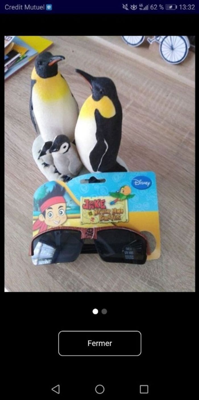 Lunette de soleil garçon disney neuve avec étiquette , dès 3 ans, protection 400 - photo numéro 1