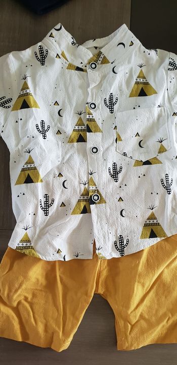 Ensemble garcon 6/9 mois