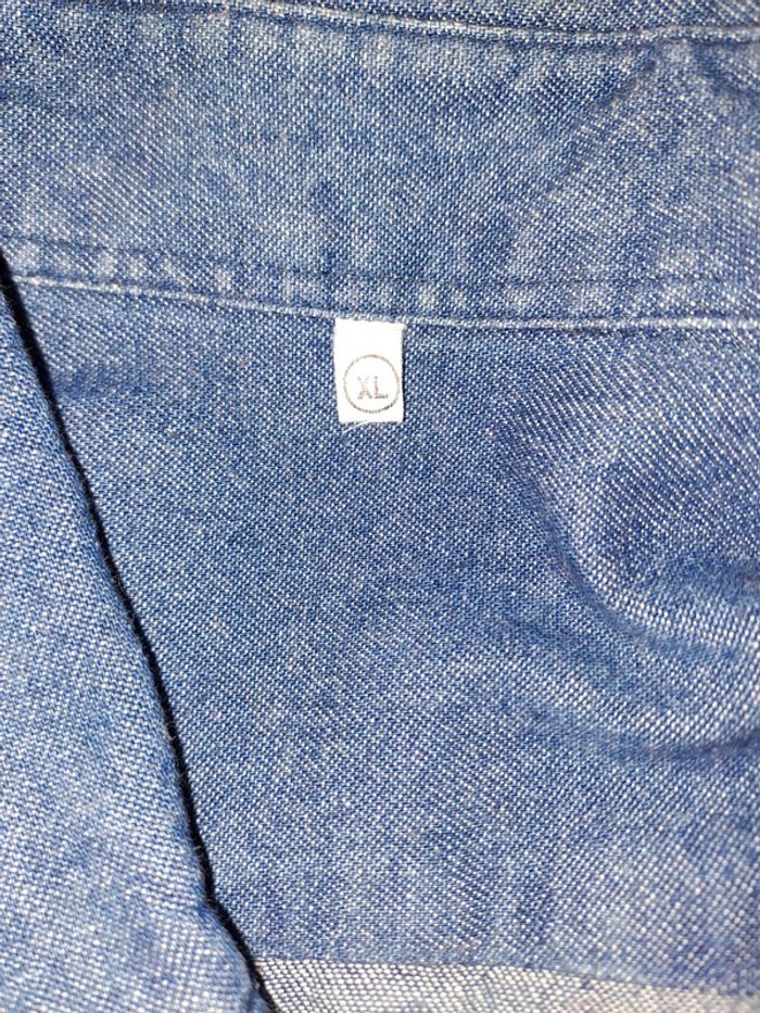 Chemise en jeans homme taille XL - photo numéro 4