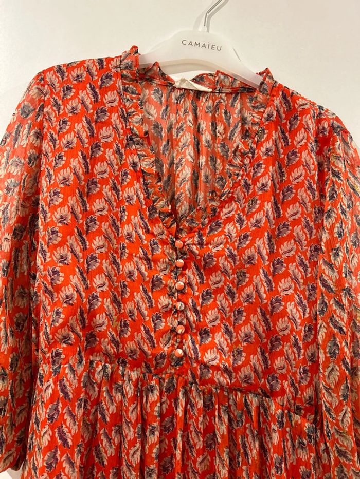 Robe longue manches 3/4 - photo numéro 2