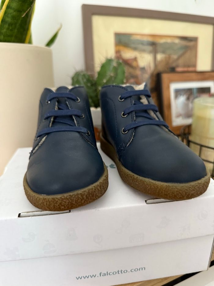 Falcotto chaussures premiers pas avec fourrure naturelle - photo numéro 2