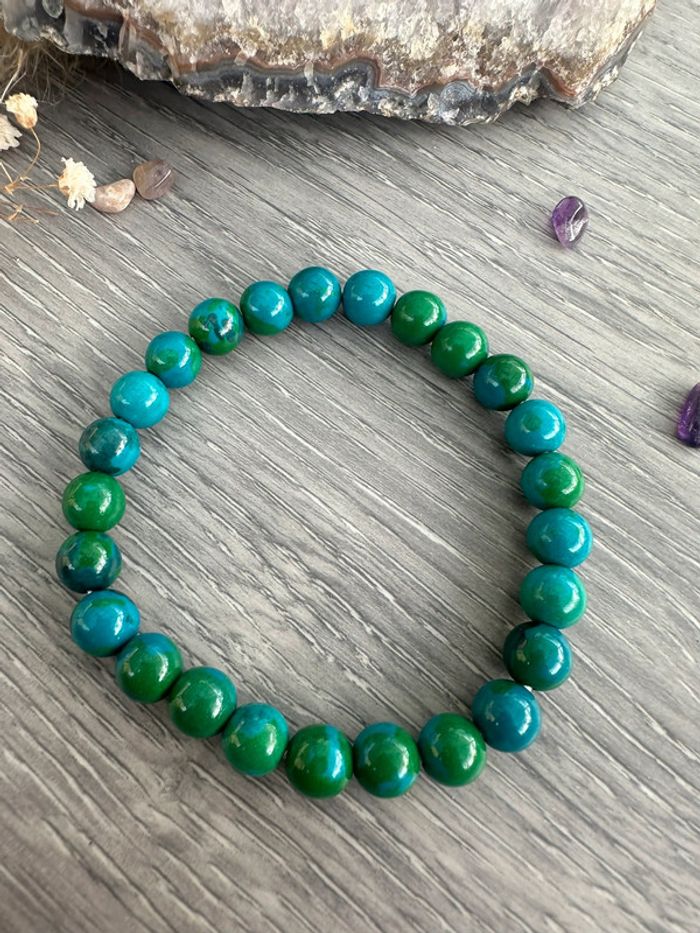 Bracelet en turquoise véritable d’Australie – Pierre naturelle - photo numéro 2