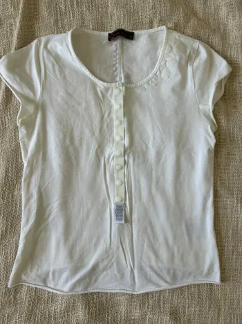 Tshirt blanc original Cop Copine – Taille 2