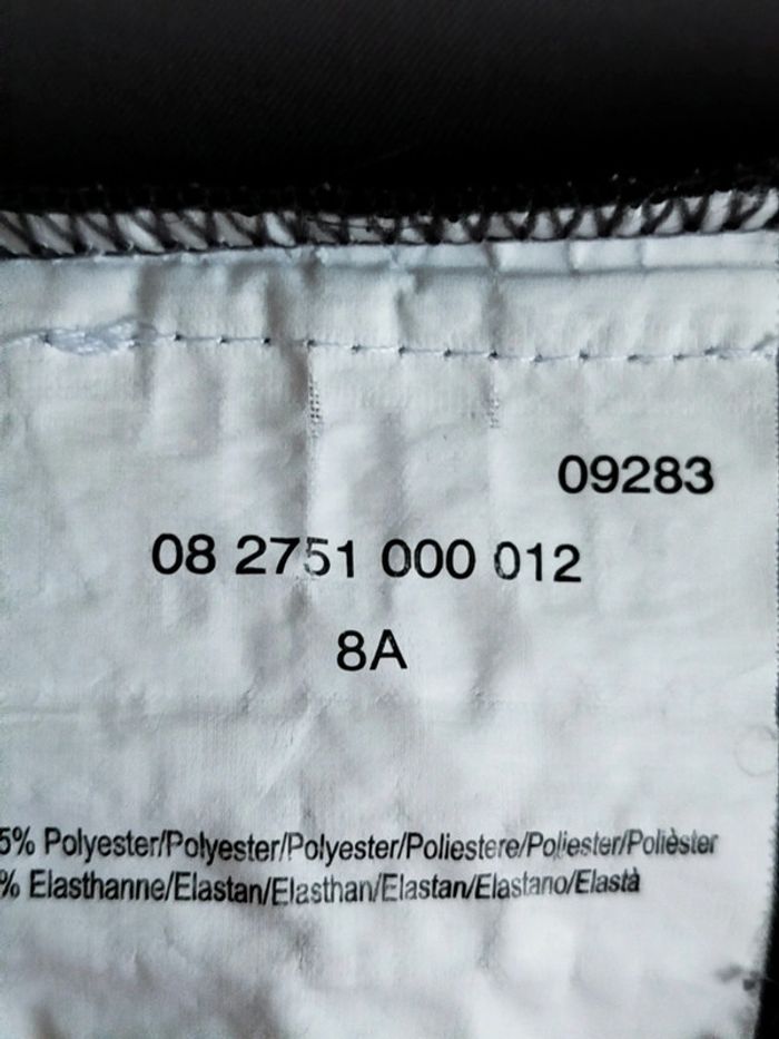 Jupe patineuse grise Naf Naf taille 8 ans - photo numéro 4