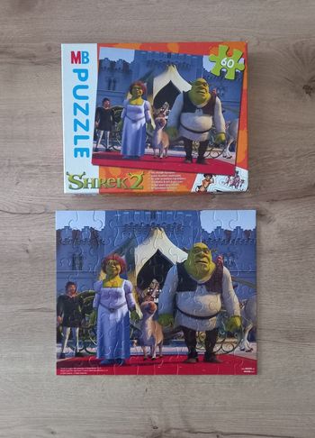 Puzzle MB " Shrek 2 " 60 grosses pièces. 