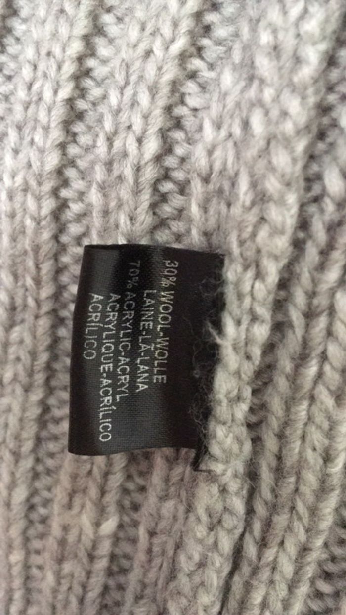 Gilet gris laine - photo numéro 3