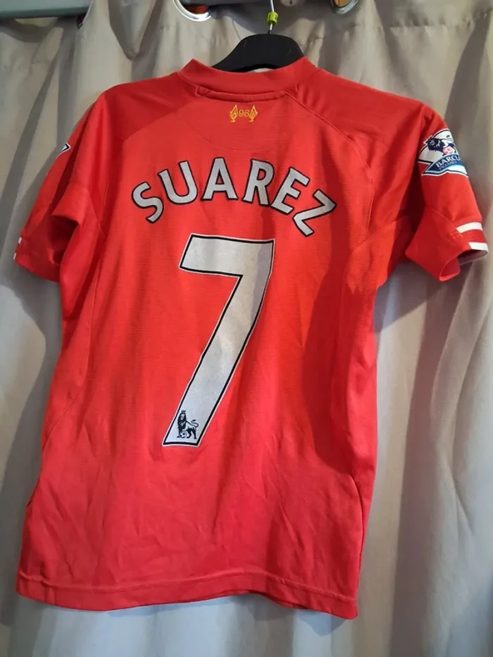Maillot Liverpool FC domicile 2013/14 Luis Suárez #7 Warrior Taille YL (146) - photo numéro 2