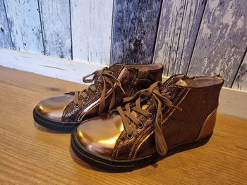 Bottines cuir presque neuves !