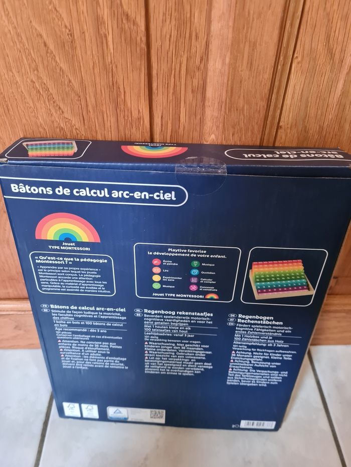 Bâtons de calcul  arc-en-ciel  playtive - photo numéro 3