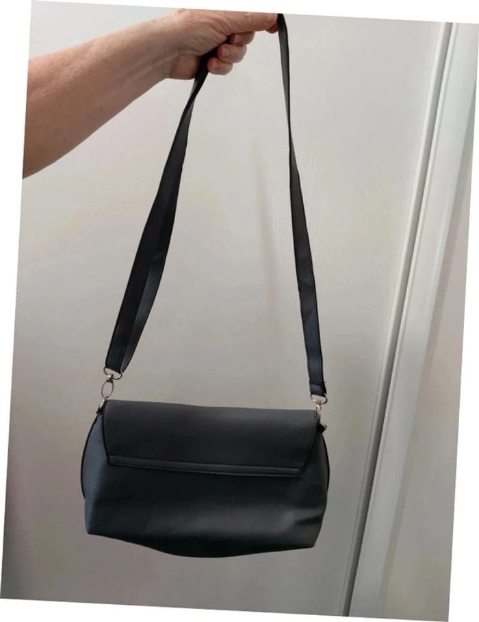 Sac à main / pochette gris souris - photo numéro 2