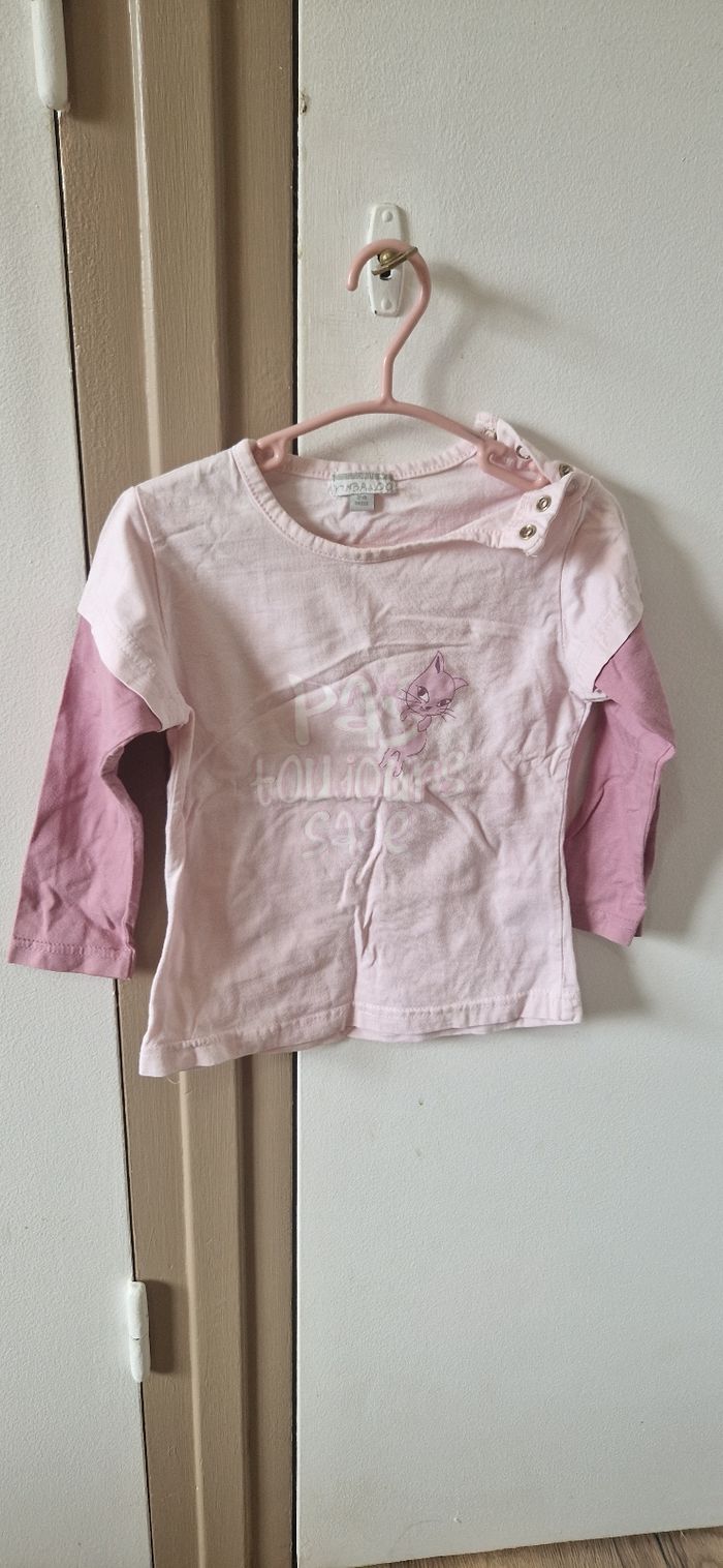 Lot tee shirt manche longue