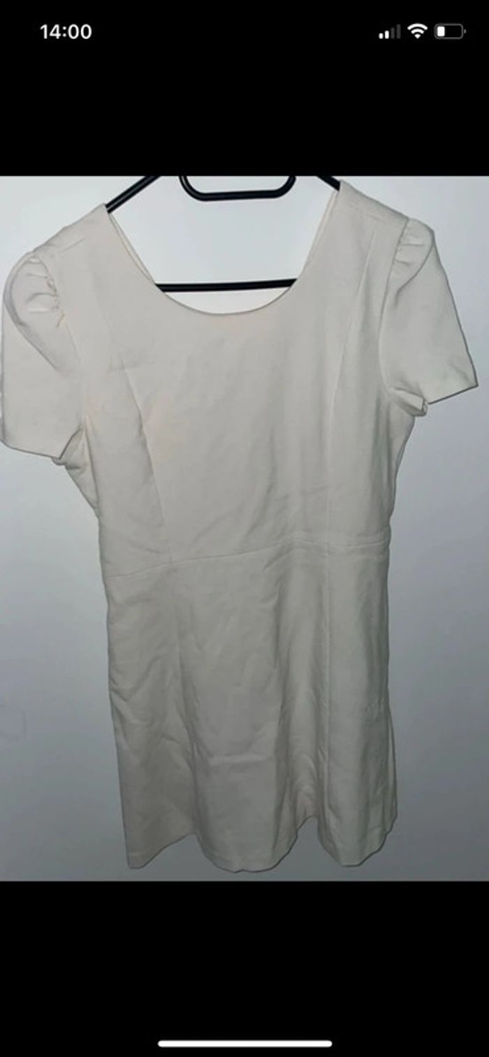 Robe classe blanche taille M - photo numéro 5