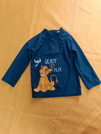 Tee shirt de bain Simba le roi lion 24 mois