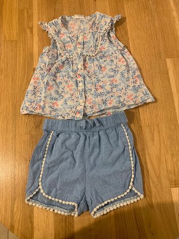 Ensemble haut+short H&M 68 cm