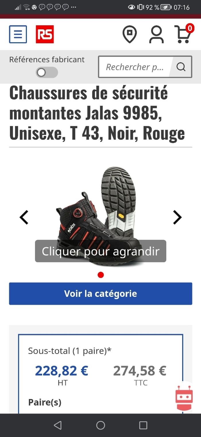 Chaussure de securite jalas - photo numéro 5