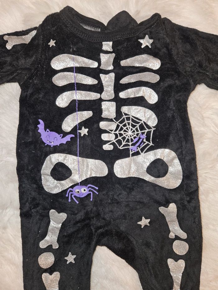 Pyjama bébé In Extenso – Halloween (1 mois / 56 cm) - photo numéro 3
