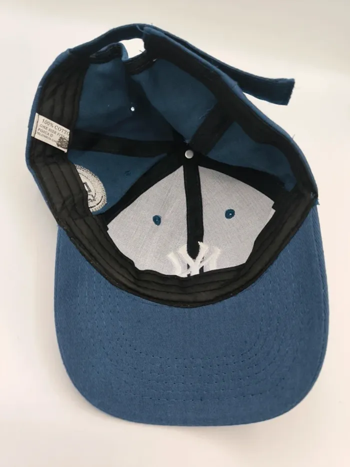 Casquette ajustable New York bleue - photo numéro 5