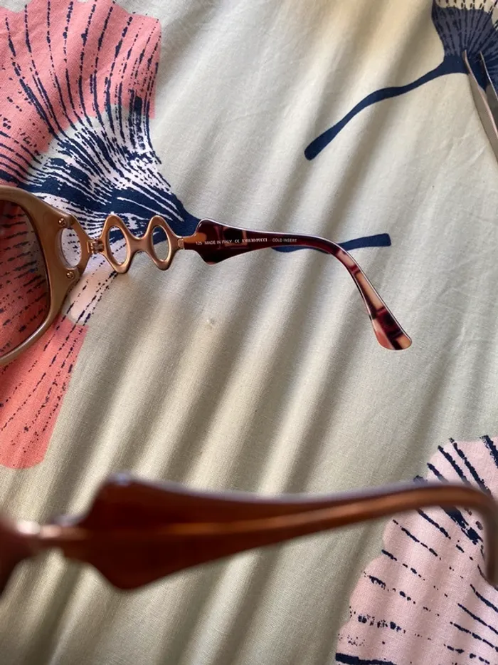Lunettes de soleil marron Pucci - photo numéro 6