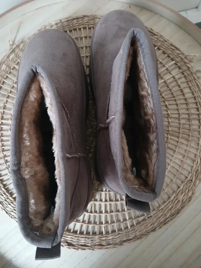Boots taupe - photo numéro 4