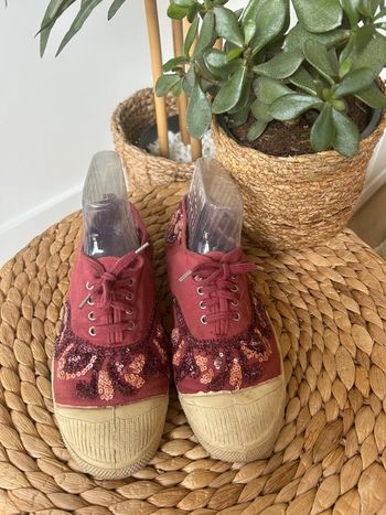 Bensimon bordeaux avec perles taille 38