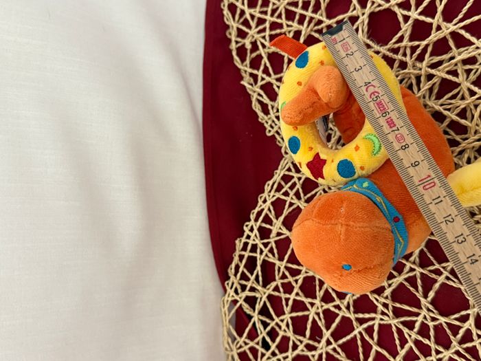 SUCRE D'ORGE DOUDOU OTARIE ORANGE BOUEE JAUNE - photo numéro 2