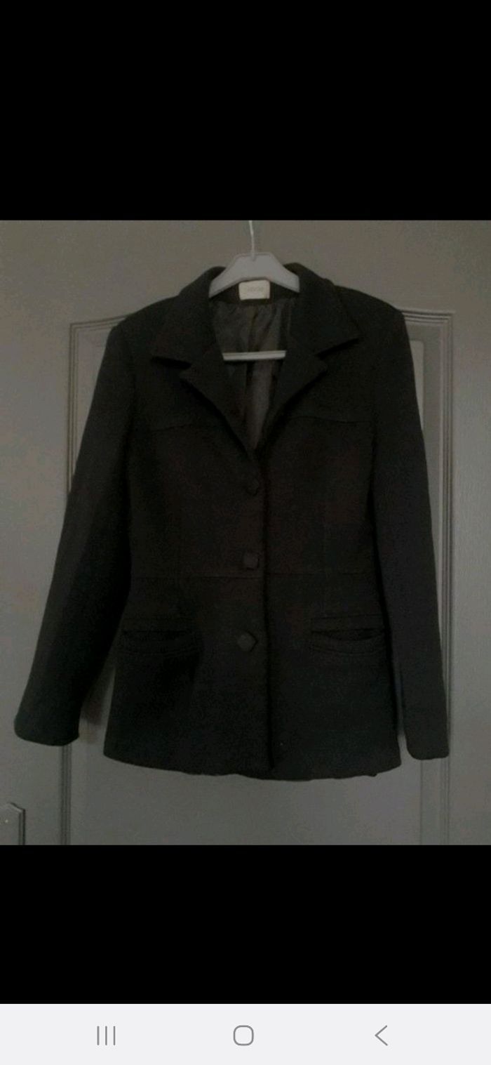 Veste / Blazer laine noir 38/M - Carbonne - photo numéro 2
