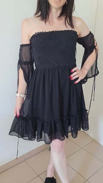 Robe noire Bustier mc lorene taille 38