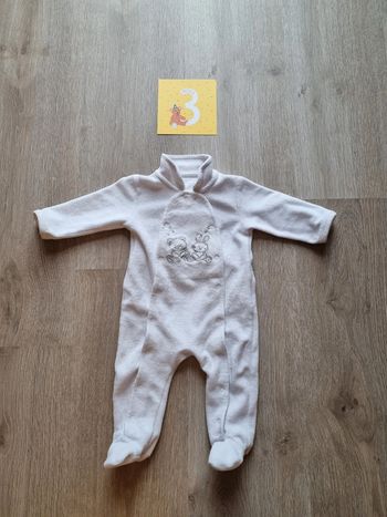 Pyjama 3 mois velours