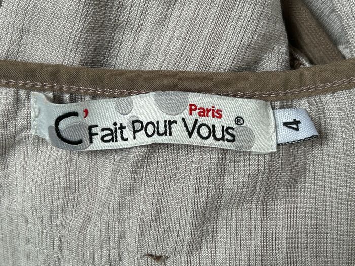 Robe beige C' Fait Pour Vous - Taille 4 - photo numéro 6