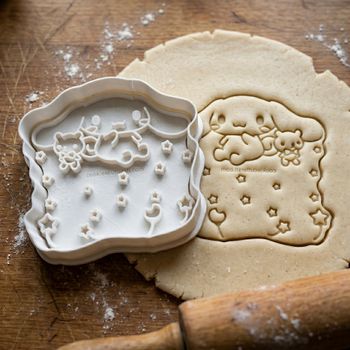 Emporte-pièce Chien Kawaii style Cinnamoroll - Découpoir Biscuit, Sablé et Pâte à Sucre