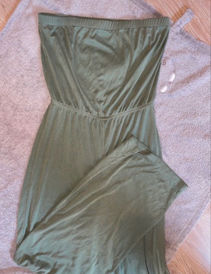 combinaison bustier vert kaki Forever 21 - taille M, légère & tendance