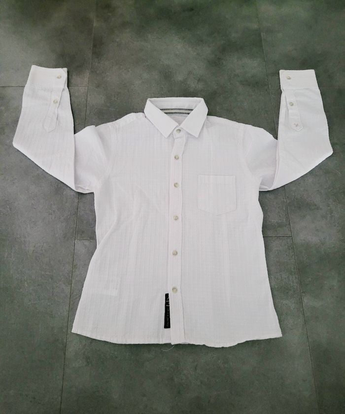 Garçon (taille 6 ans) : chemise blanche - photo numéro 6