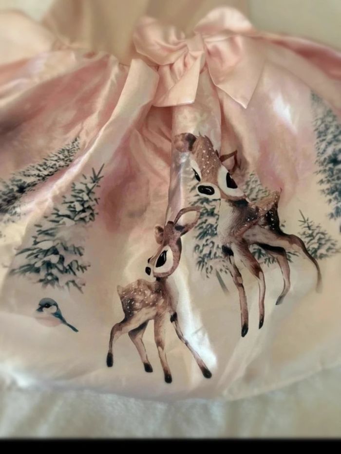Magnifique robe de princesse animaux de la forêt neuve 6 ans fille - photo numéro 5