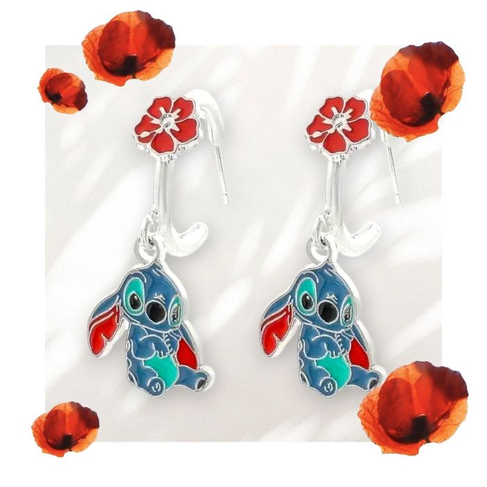 Boucles d'oreilles Stitch Neuves 💎 - photo numéro 2
