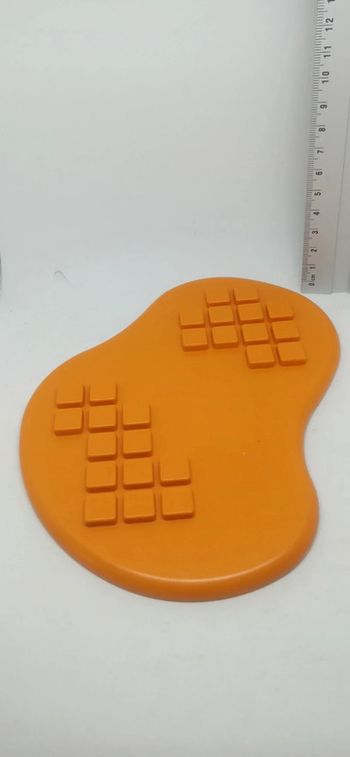 Plaque orange playmobil 123